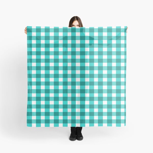 Item preview, Teal Gingham designed and sold by PrettyPatternss.