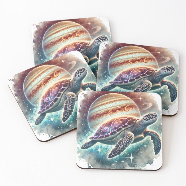 Item preview, Space Turtle In Jupiter designed and sold by RubisLeaf.