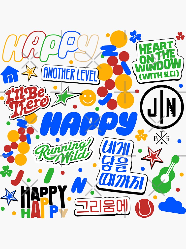 Jin Happy, Jin from BTS, jin collage, i'll be there, you are