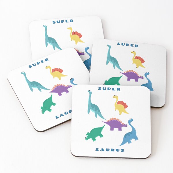 Item preview, Cheerful colorful dinosaurs.  Super Saurus designed and sold by wzetart.