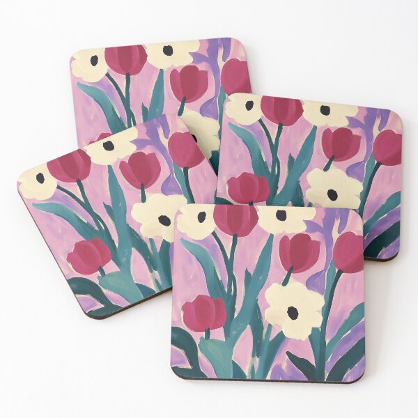 Item preview, Tulips colorful modern painting designed and sold by SUNED.