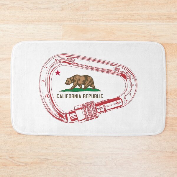 Item preview, California Flag Climbing Carabiner designed and sold by Esskay Designs.