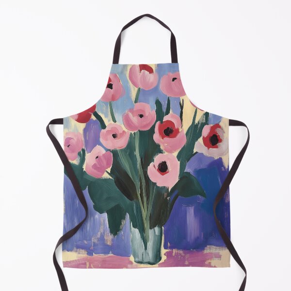Item preview, Pink tulips on a vase colorful painting designed and sold by SUNED.
