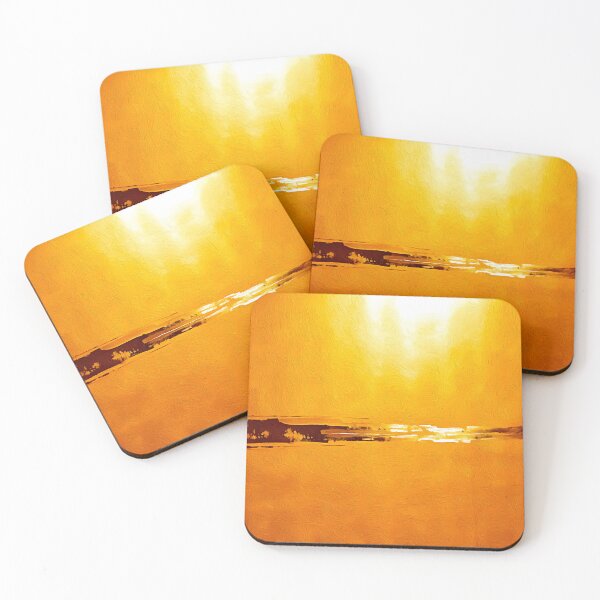 Item preview, Sunrise in Gold - Abstract Yellow Symphony designed and sold by Mark Fischer.