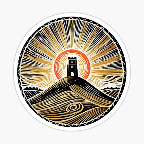 Item preview, Glastonbury Tor designed and sold by FolkFoundry.
