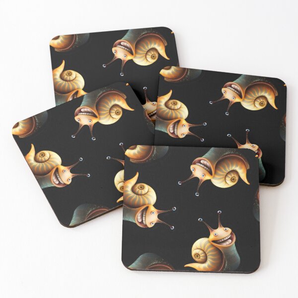 Item preview, 3 Tongue Snail Repeat Pattern Design designed and sold by Shoot-The-Moon.