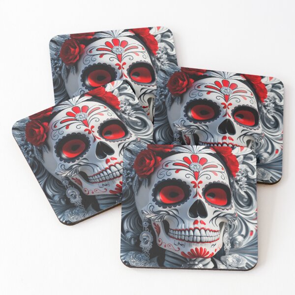 Item preview, Floral Skull designed and sold by PixelAndBrush.