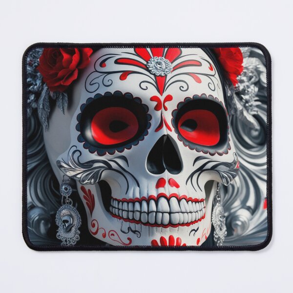 Item preview, Floral Skull designed and sold by PixelAndBrush.