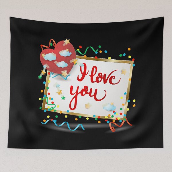 Item preview, I love you, signboard designed and sold by LuisaVenturoli.