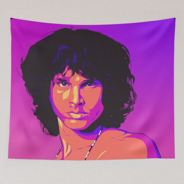 Item preview, Jim Morrison psychedelic acid art designed and sold by dready-311.