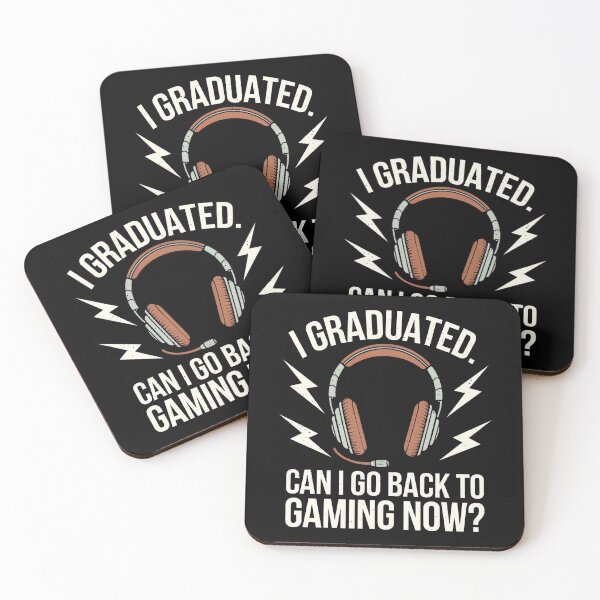 Item preview, I Graduated Can I Go Back To Gaming Now Headset Gamer designed and sold by Hananiah Merch.