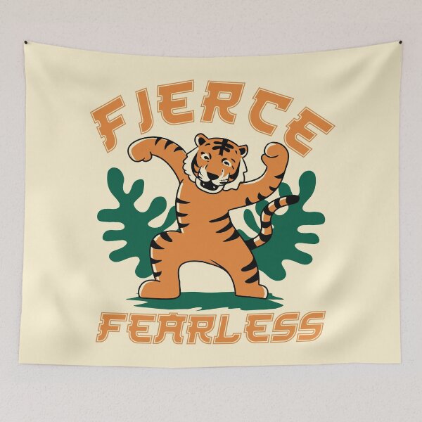 Item preview, Fierce Fearless Tiger designed and sold by FlashCraft Design.