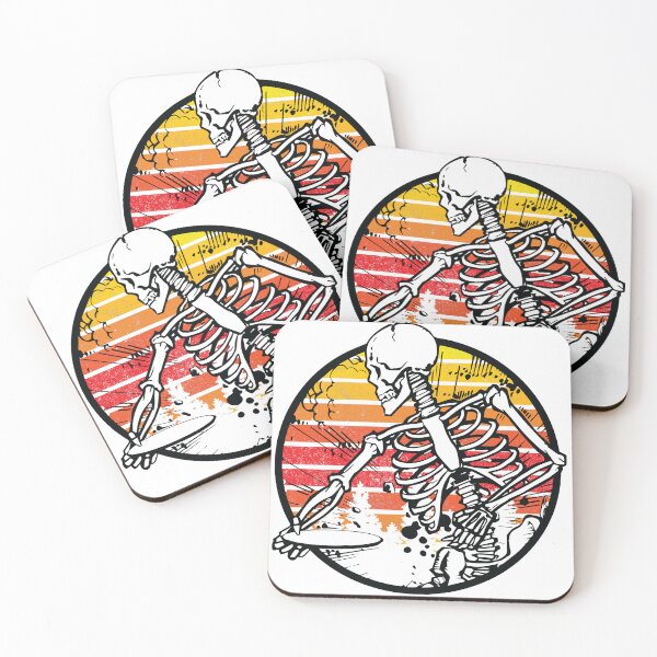 Item preview, Vintage Retro Disc Golf Scull Flying Disc designed and sold by CHAKSTYLE.