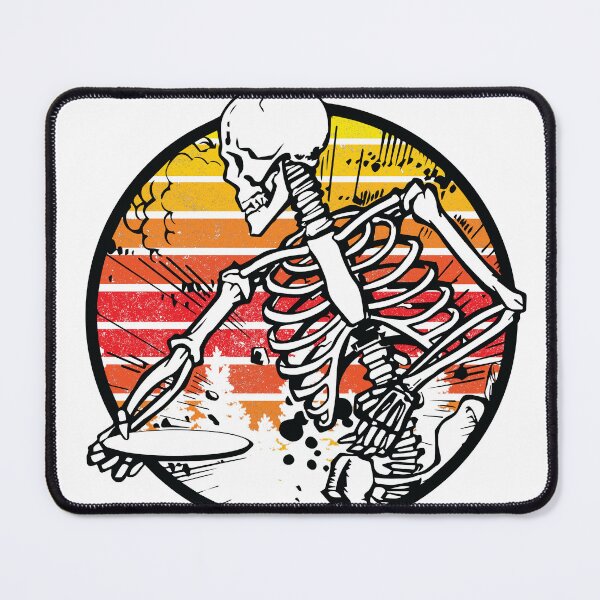 Item preview, Vintage Retro Disc Golf Scull Flying Disc designed and sold by CHAKSTYLE.