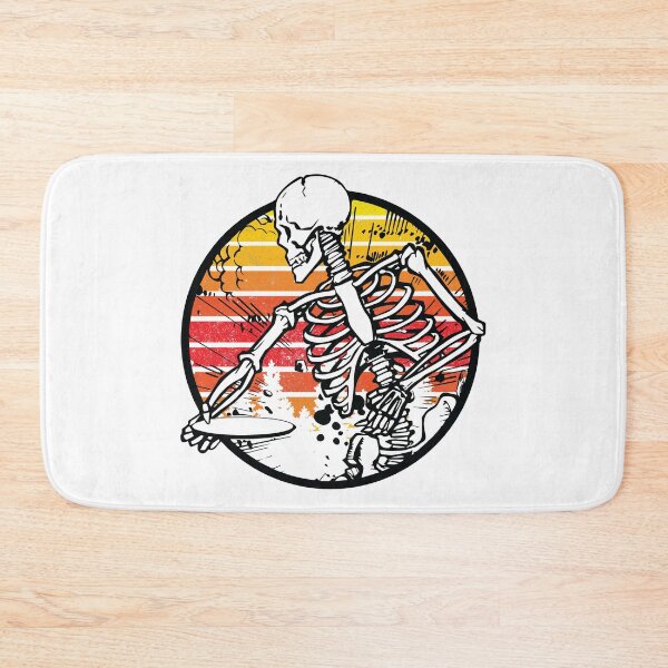 Item preview, Vintage Retro Disc Golf Scull Flying Disc designed and sold by CHAKSTYLE.
