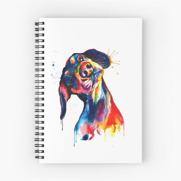 Item preview, Dachshund Colorful Art designed and sold by doodIllustrate.