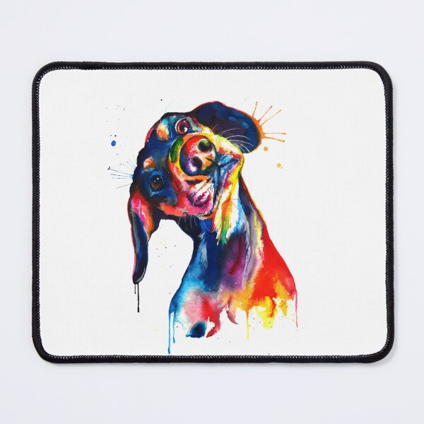 Item preview, Dachshund Colorful Art designed and sold by doodIllustrate.