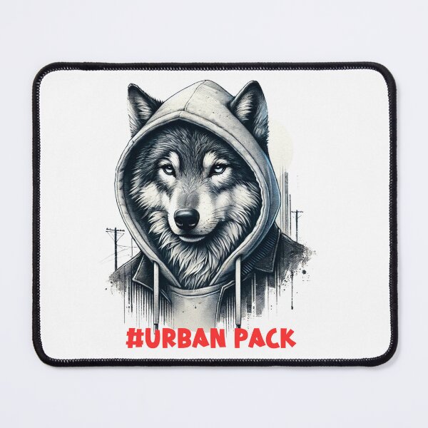 Item preview, Wolf hoodie Urban Pack designed and sold by PapayaGen.