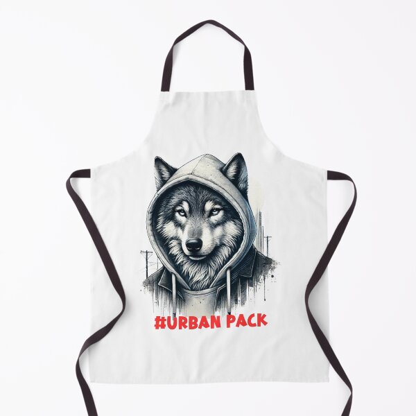 Item preview, Wolf hoodie Urban Pack designed and sold by PapayaGen.