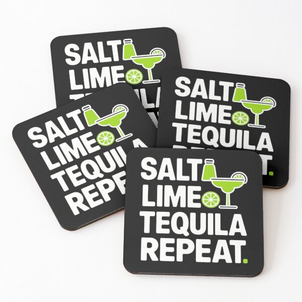 Item preview, Salt Lime Tequila Repeat | Drinking Humor for Cocktail Lovers designed and sold by BunBuntheDog-.