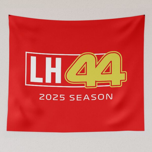 Item preview, LH 44 2025 Season V2 | Racing Motorsport Design (White Design | Red BG) designed and sold by FilipeFerreira.