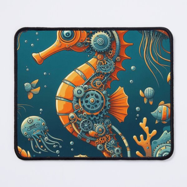 Item preview, Colourful Steampunk Seahorse designed and sold by RudeBeeDesigns.