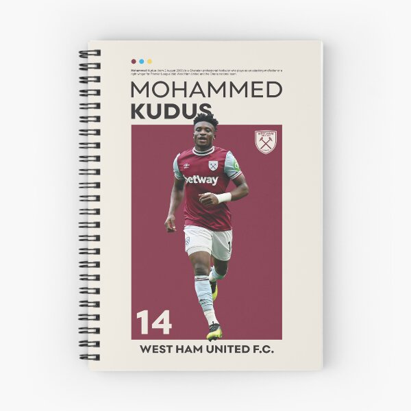 Artikelvorschau, Mohammed Kudus entworfen und verkauft von MertArtDesigns.