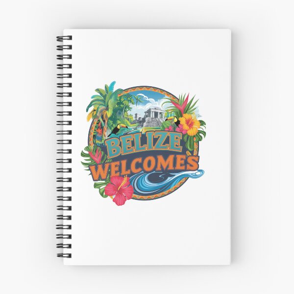 Item preview, Belize Welcomes Flag Map Belmopan, Great Blue Hole designed and sold by AnimalsDH305.