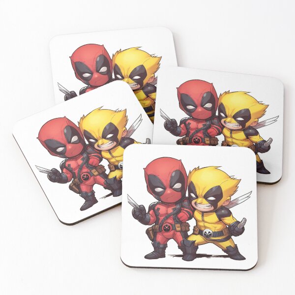 Item preview, Tiny Deadpool and Wolverine Friends designed and sold by NEKKI Originals.