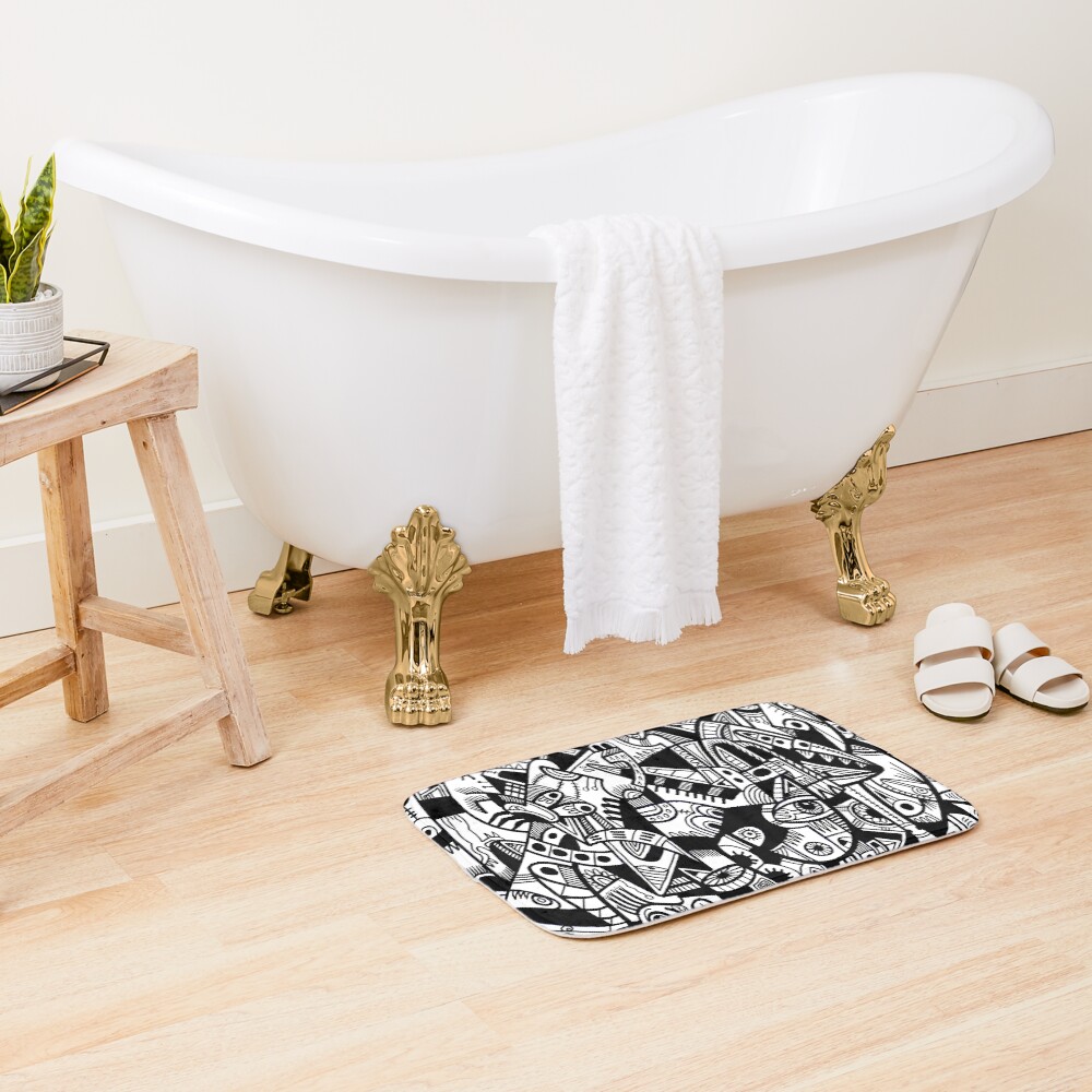 Item preview, Bath Mat designed and sold by NICSARTWORLD.