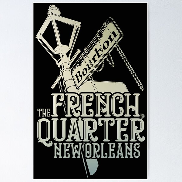 Item preview, French Quarter Bourbon Street designed and sold by TimboYaYa.