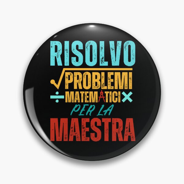 Item preview, Risolvo problemi matematici per la maestra: Highlighting Mathematical Prowess and Love for Teachers designed and sold by pkk72.