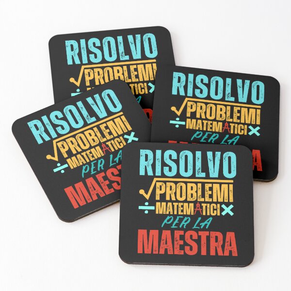 Item preview, Risolvo problemi matematici per la maestra: Highlighting Mathematical Prowess and Love for Teachers designed and sold by pkk72.