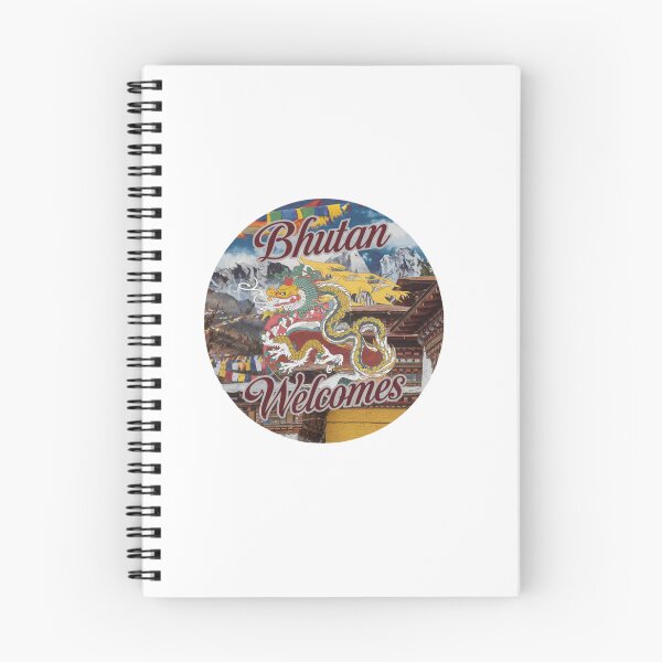 Item preview, Bhutan Welcomes Flag Map Thimphu, Paro, Tiger's Nest, designed and sold by AnimalsDH305.