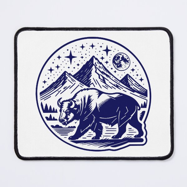 Item preview, Bison Night Expanse designed and sold by pictoartcrew.