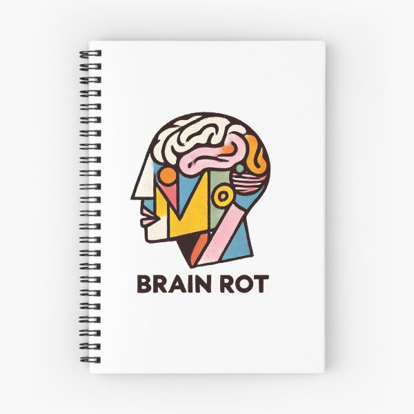 Item preview, Brain Rot – Word of the Year Humor Design designed and sold by OzzFrequency.