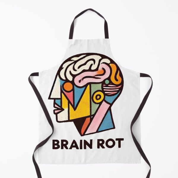 Item preview, Brain Rot – Word of the Year Humor Design designed and sold by OzzFrequency.