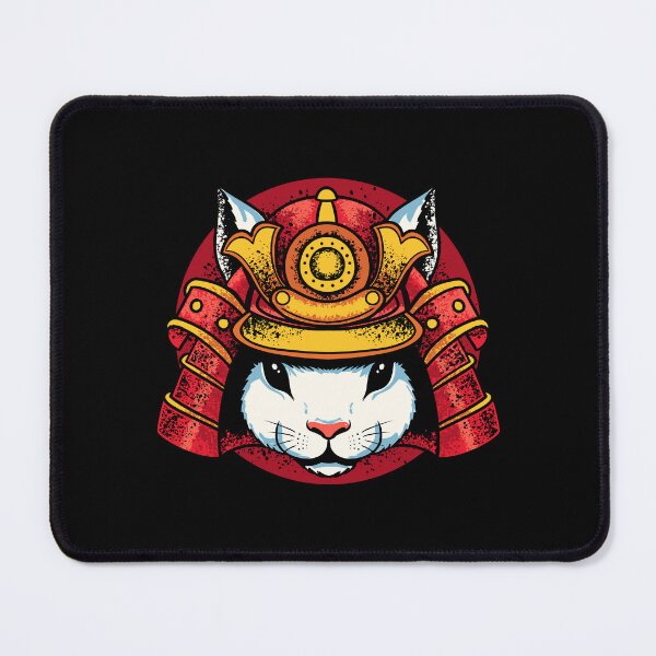Item preview, Retro Samurai Bunny Wearing Kabuto designed and sold by FlashCraft Design.