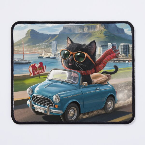 Item preview, Cat on tour - I love South Africa! - Cape Town designed and sold by lavka-xd.