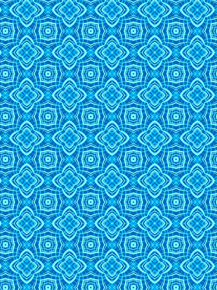 Thumbnail 5 of 5, iPhone Case, Modern Blue Geometric Pattern. designed and sold by Merbuda.