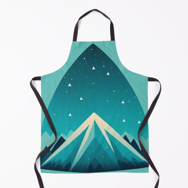 Item preview, Starlit Summit: A Mountain's Nighttime Glow designed and sold by REPTISLAV.