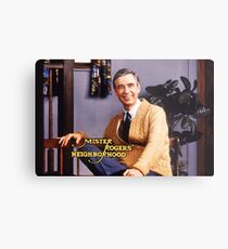 Mister Rogers' Neighborhood Metal Print