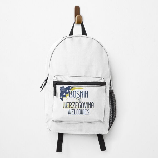 Item preview, Bosnia and Herzegovina Welcomes Flag Map Sarajevo, Mostar, designed and sold by AnimalsDH305.