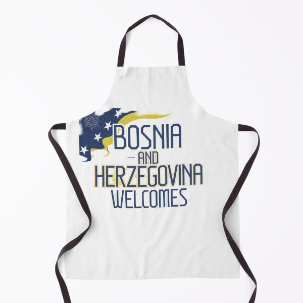Item preview, Bosnia and Herzegovina Welcomes Flag Map Sarajevo, Mostar, designed and sold by AnimalsDH305.