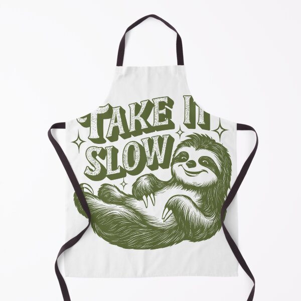 Item preview, Take it slow sloth graphic design designed and sold by Dominika Farkašová.
