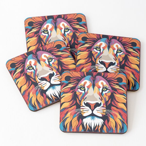 Item preview, Colorful Lion IV. designed and sold by KrisDry.