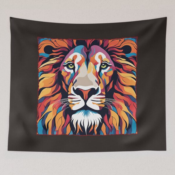 Item preview, Colorful Lion IV. designed and sold by KrisDry.