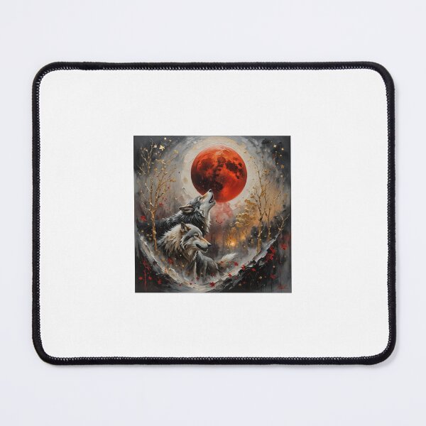 Item preview, wolf under red moon designed and sold by zazou80.