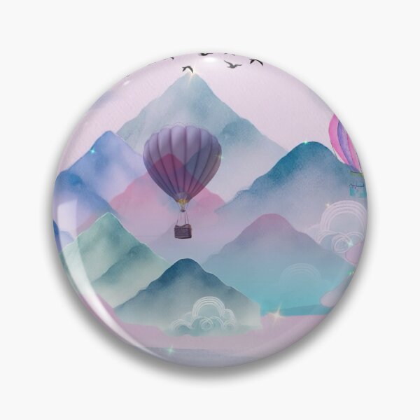 Item preview, Pastel Mountain Landscape designed and sold by DoodlesDivine.