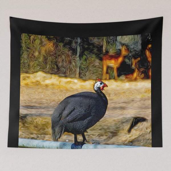 Item preview, African Chicken galinha-d'angola or pintada-da-guiné designed and sold by Helios Be. Lavsh.